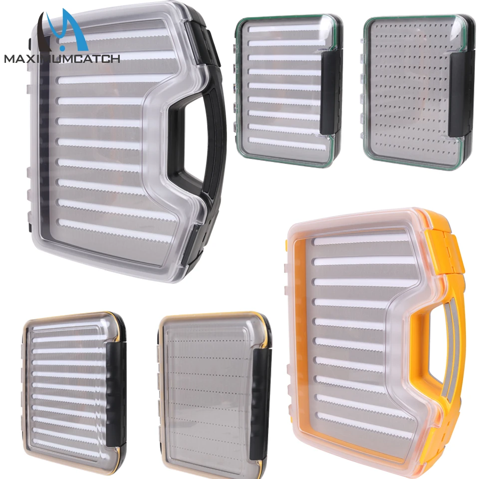 Maxcatch водонепроницаемый ящик для ловли нахлыстом с разрезом/простой в