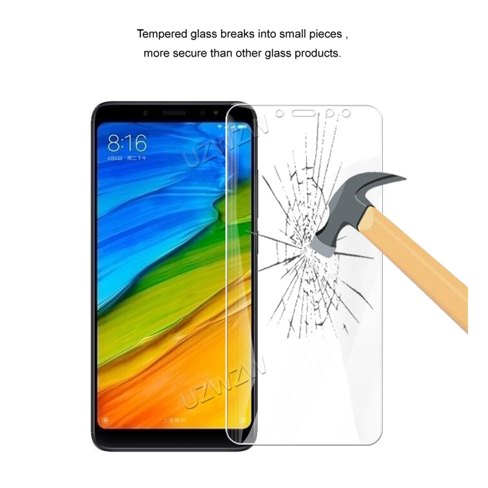 For Xiaomi Redmi Note 5 Pro / 5 Premium Tempered Glass Screen Protector Protective Film HD Clear Guard