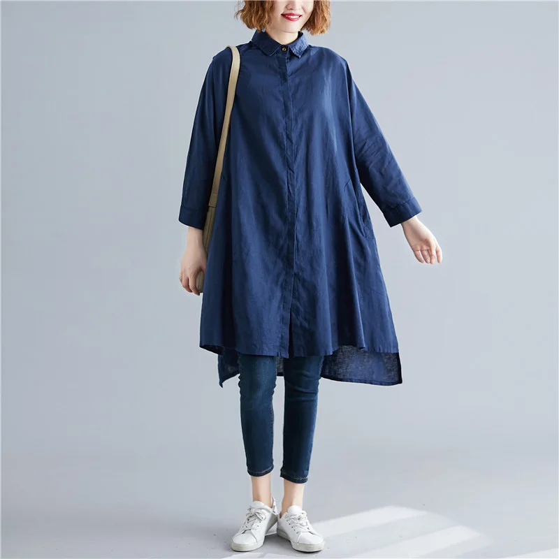 HG Сращивание плиссированные нерегулярные женские топы и блузки плюс размер