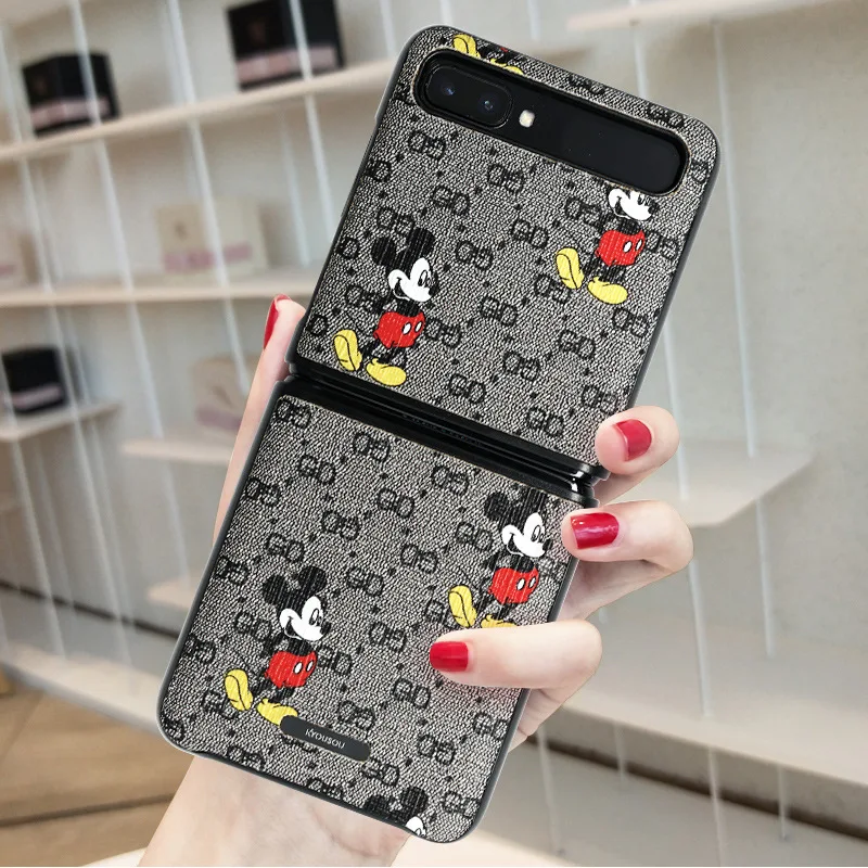 

2021 Disney original phone case protective cover is suitable for Samsung GalaxyZ Flip Mickey phone case