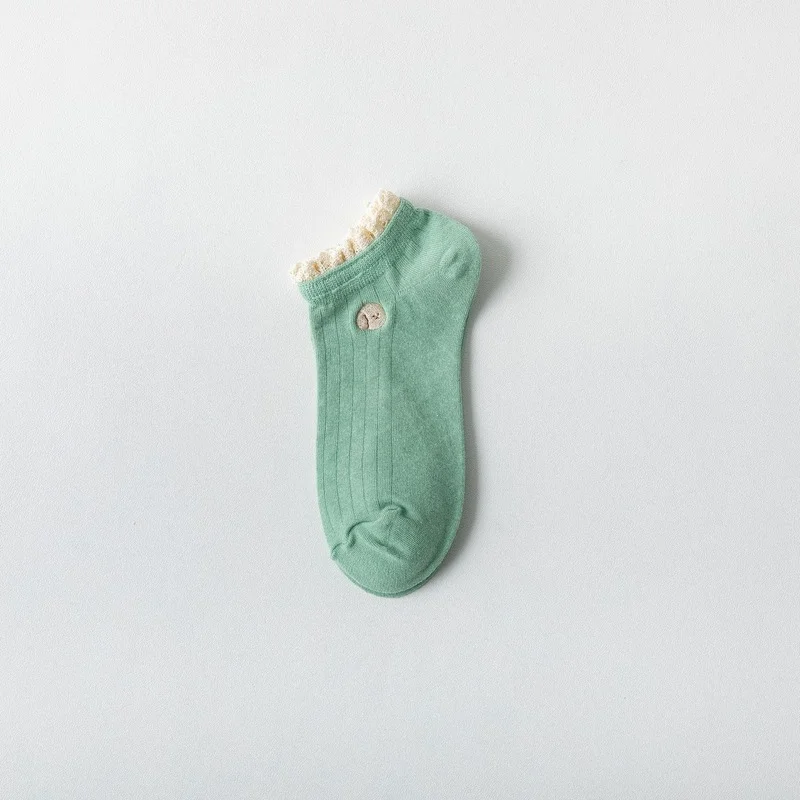 

Women Socks Cotton Fruit Cartoon Sock Woman Solid Color Unisex Ankle Funny Novelty Ladies Sox Spring Summer Female Trendy Sokken