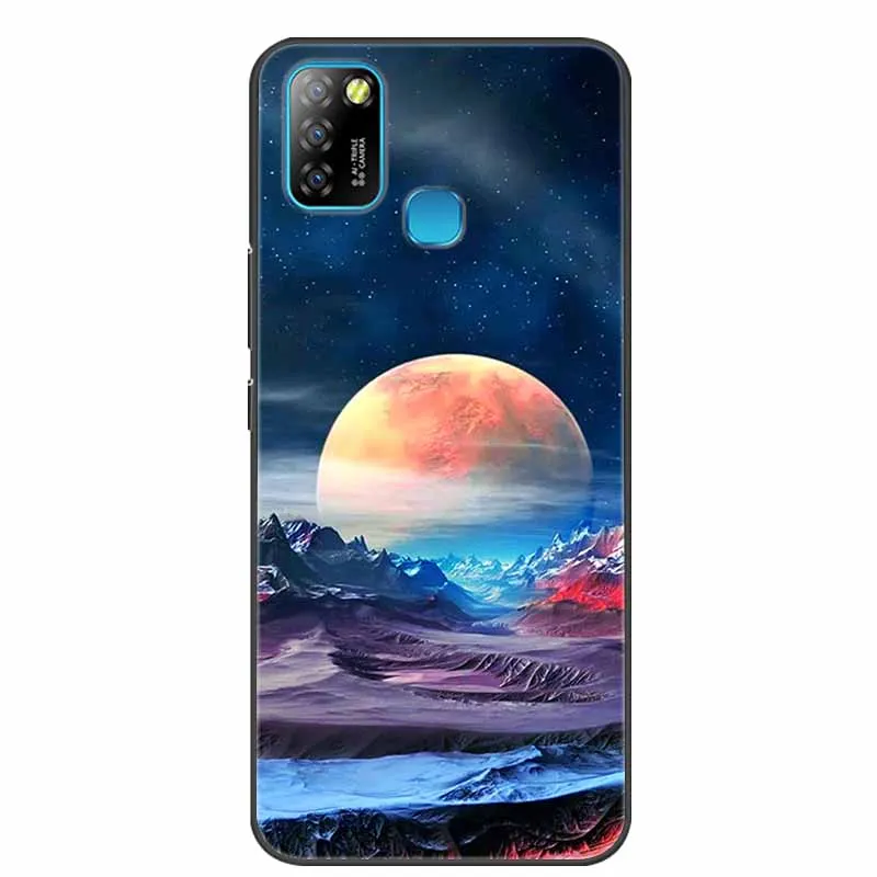 for infinix hot 10 lite case cool painted soft silicone cover phone cases for infinix smart 5 smart5 case fundas hot10 lite capa free global shipping
