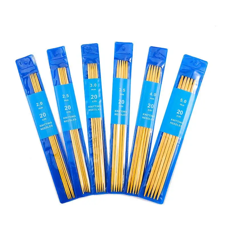 Ручные спицы для вязания 5 шт./компл. 20 см рукоделие домашние вязальные плетеная