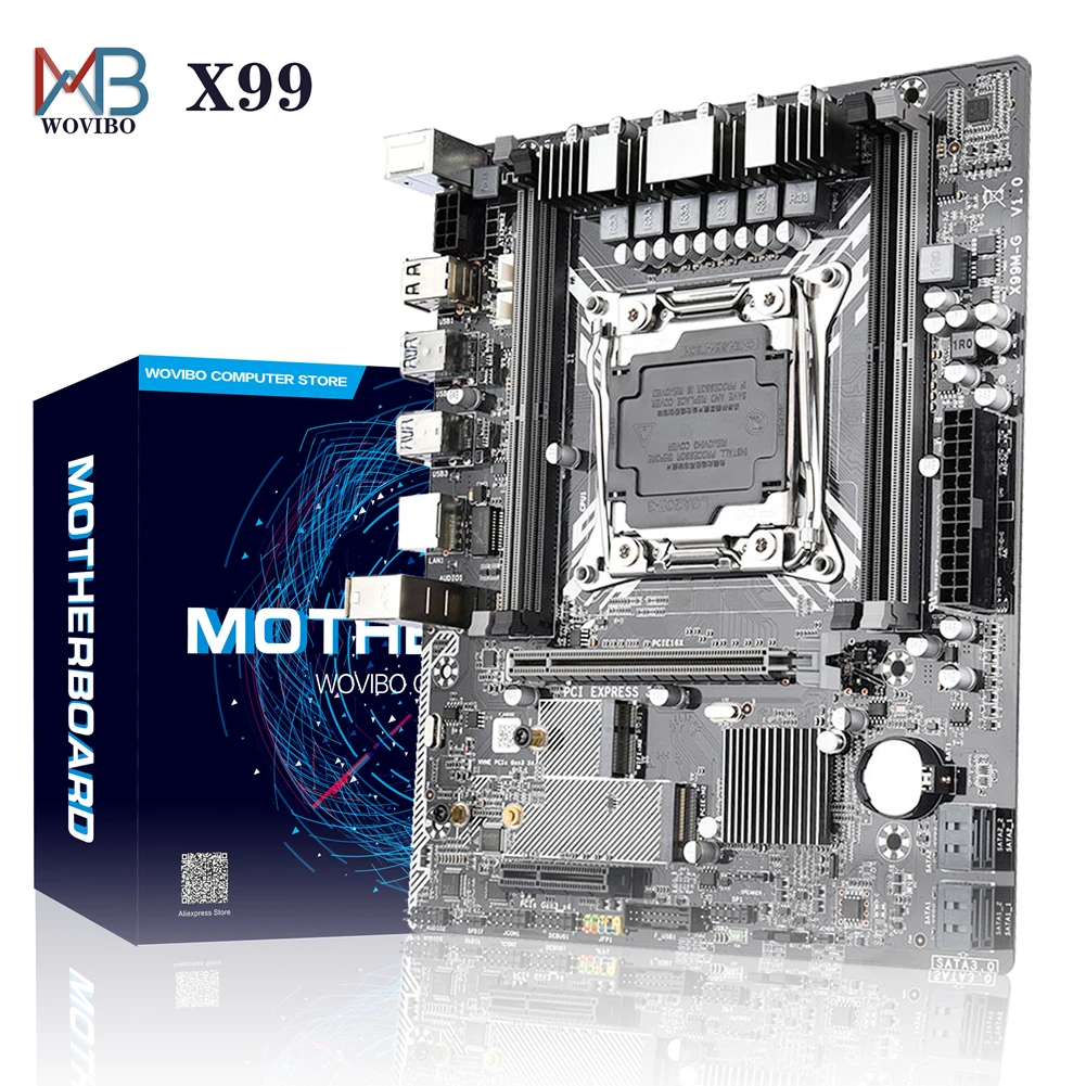 Материнская плата X99 LGA 2011V3 USB 3 0 SATA III M.2 NVME SSD DDR4 для Intel 2011 i7 Xeon E5|Материнские платы| |