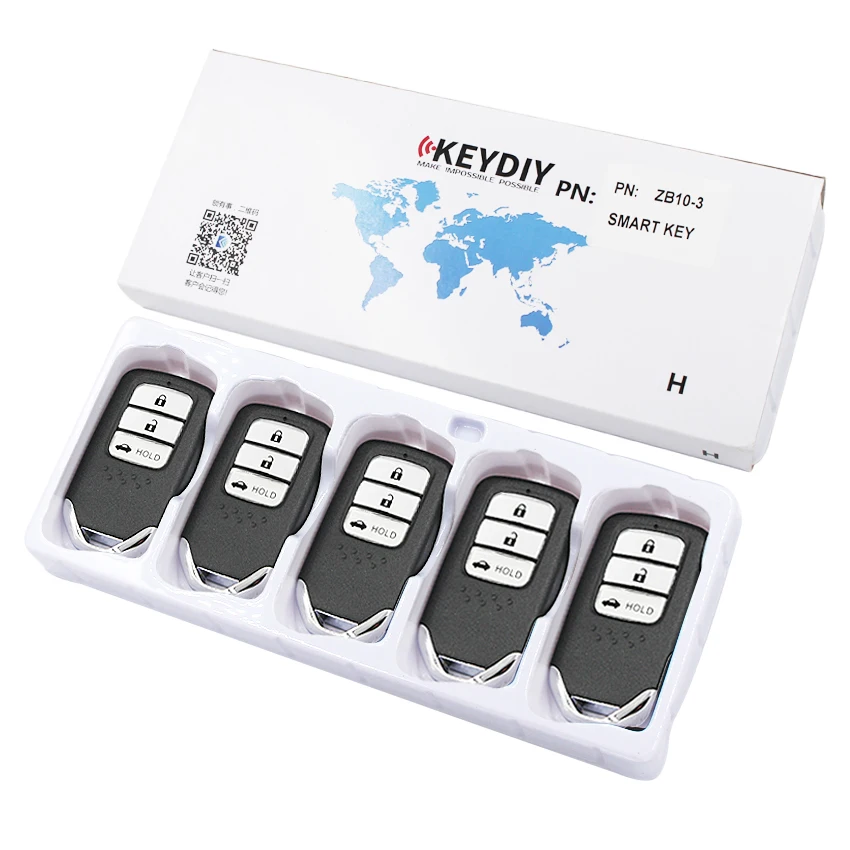 

KEYDIY ZB10-3 ZB10-5 Universal KD Smart Key Car Key Remote Replacement for KD-X2 Fit for More than 2000 Models