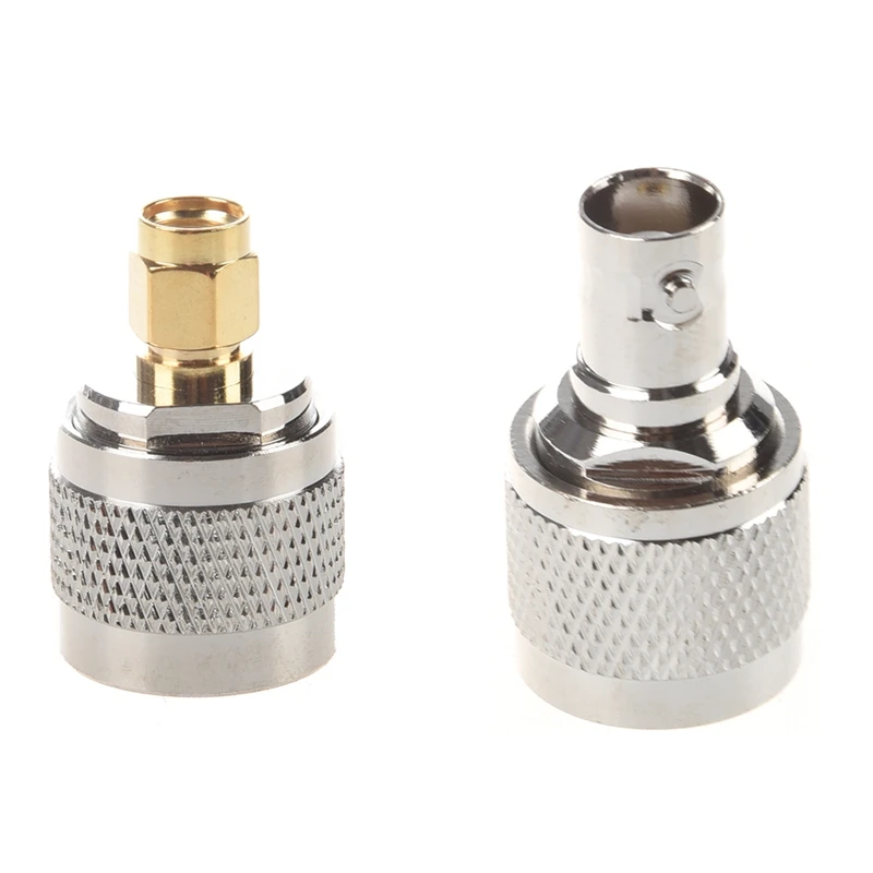 

2 Pcs Plug Connector:1 Pcs N Type Male To RP-SMA Male Plug & 1 Pcs N Type Male Jack To BNC Female Plug
