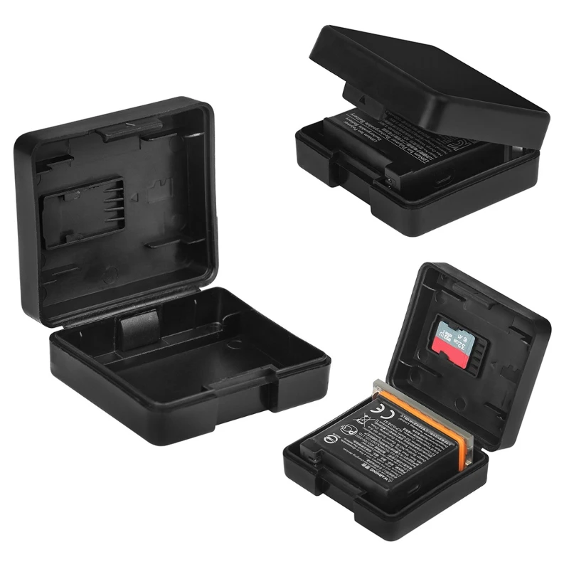 

T3EB Battery Protective Case Storage Boxes TF Card Box Protector Accessories for DJ-I Osmo-Action Camera Batteries