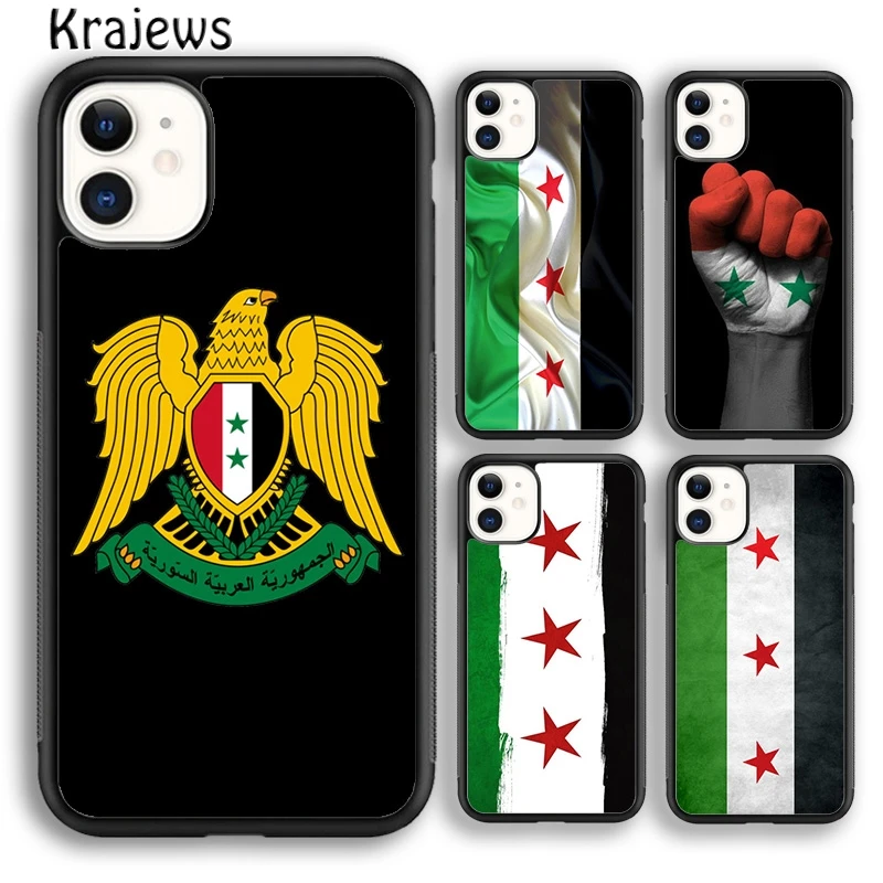 Чехол для телефона со старым сирийским флагом Обложка iPhone 5s 6s 7 8 plus X XS XR 11 12 13 pro max