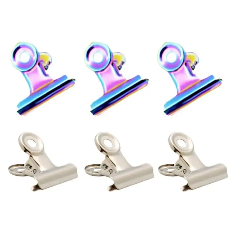 6pcs clips Волоконные гвозди из стекловолокна для наращивания ногтей Акриловые наконечники маникюрный набор с 6 шт - Цвет: 6pcs clips