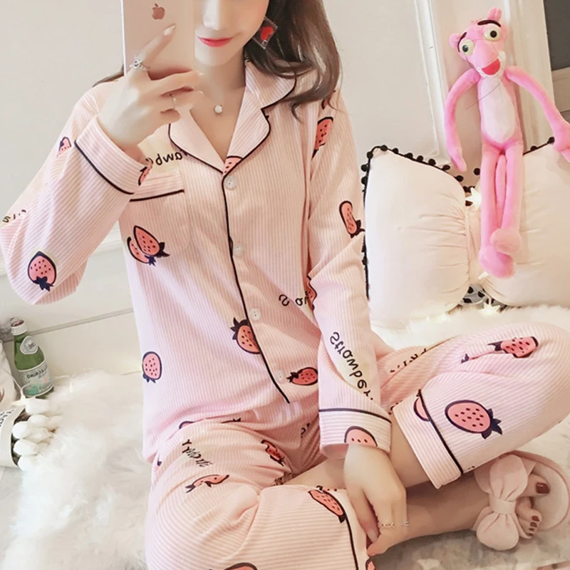 Женская пижама новые женские пижамы теплая женская мультяшная одежда для сна