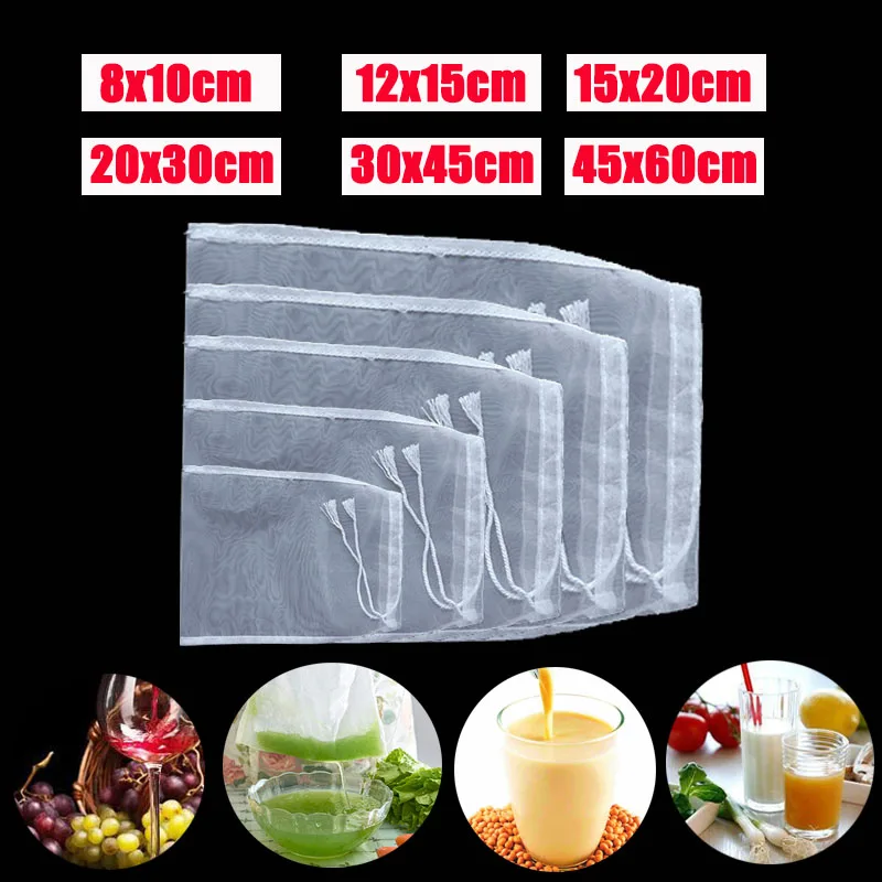 200 сетчатые нейлоновые пакетики для сыра кофе молока с орехами хлопковые