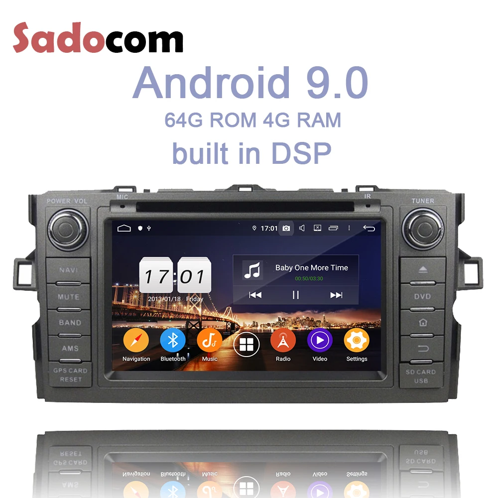 PX6 2 din Android 10 0 автомобильный dvd плеер 4 Гб RAM 8 core автомобильное радио 5 для Toyota Auris | Отзывы и видеообзор -33021735372