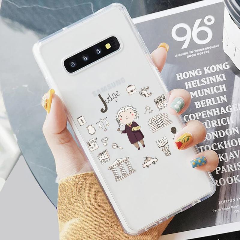 Мягкий чехол для телефона Samsung S6 S7 Edeg S9 Plus S10 + S10E Lite A50 A70 NOTE8 | Мобильные телефоны и