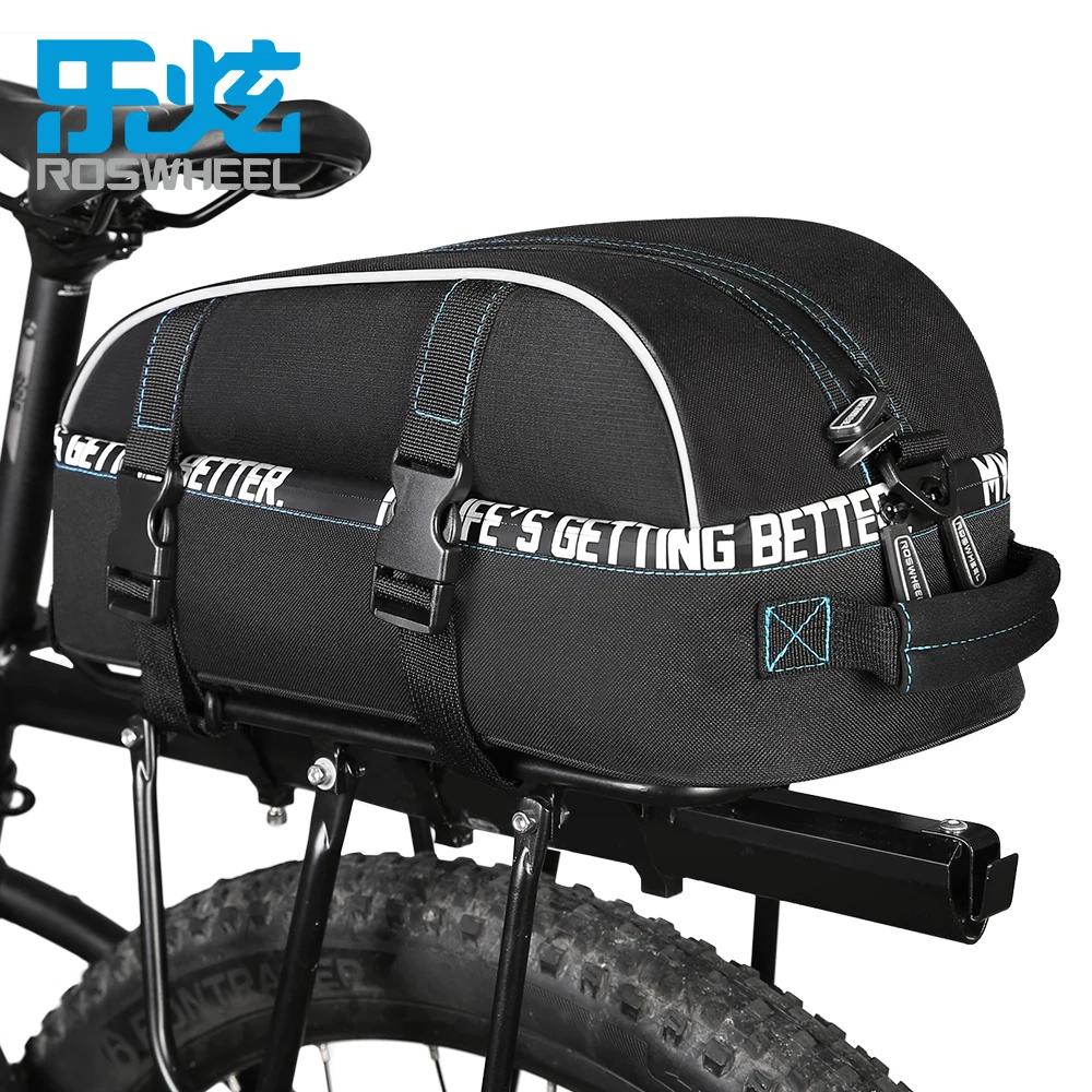 Водонепроницаемая велосипедная сумка ROSWHEEL 141416 на заднюю стойку для велосипеда 8