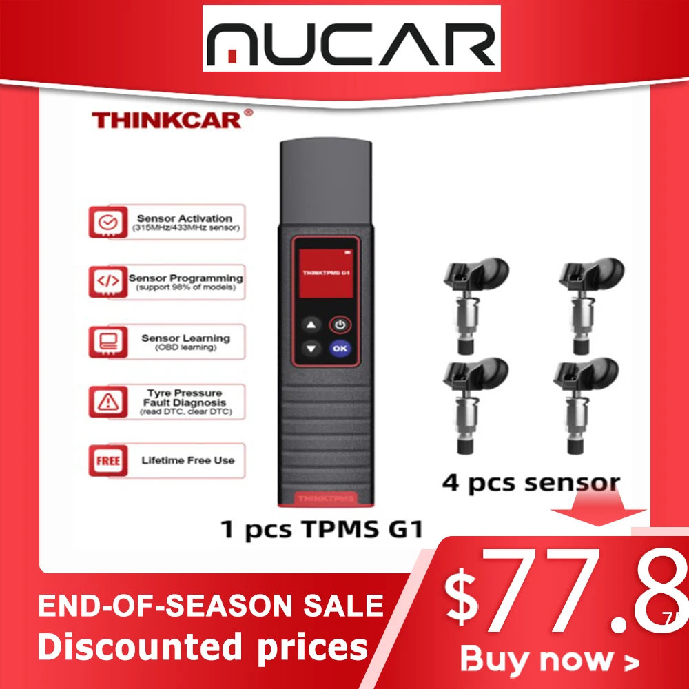 THINKCAR THINKTPMS S1 TPMS 315 МГц сенсорный программатор оригинальный анализ автомобильных