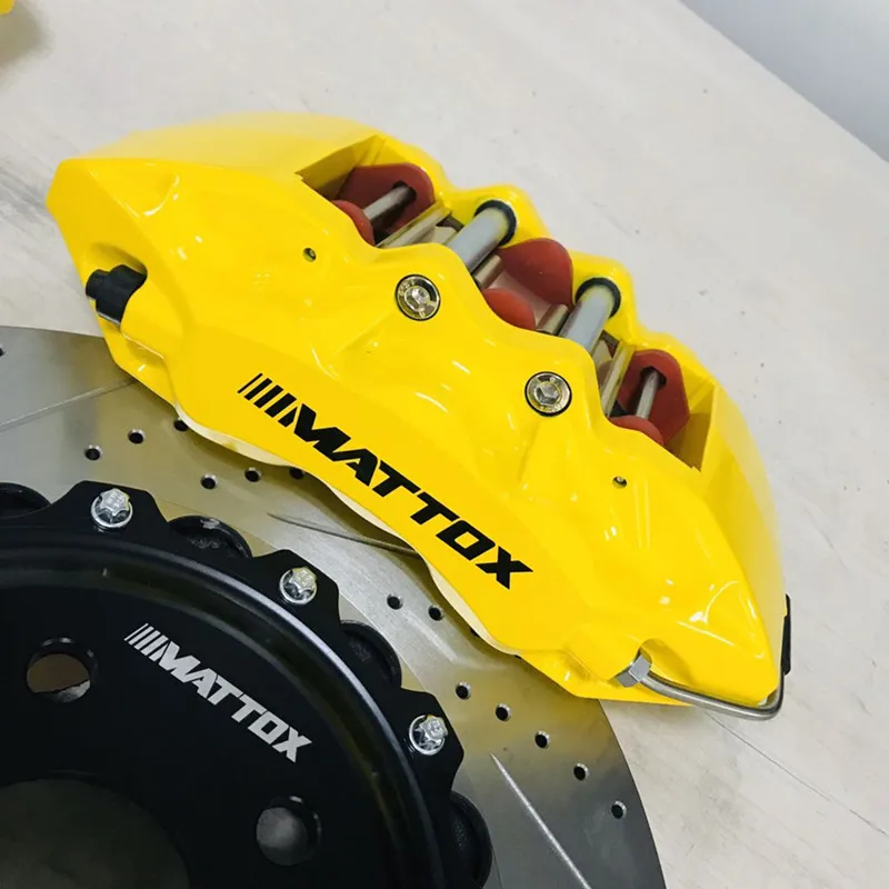 Комплект тормозов Mattox Racing суппорт 6POT 355 32 мм Просверленный и шлицевый диск для