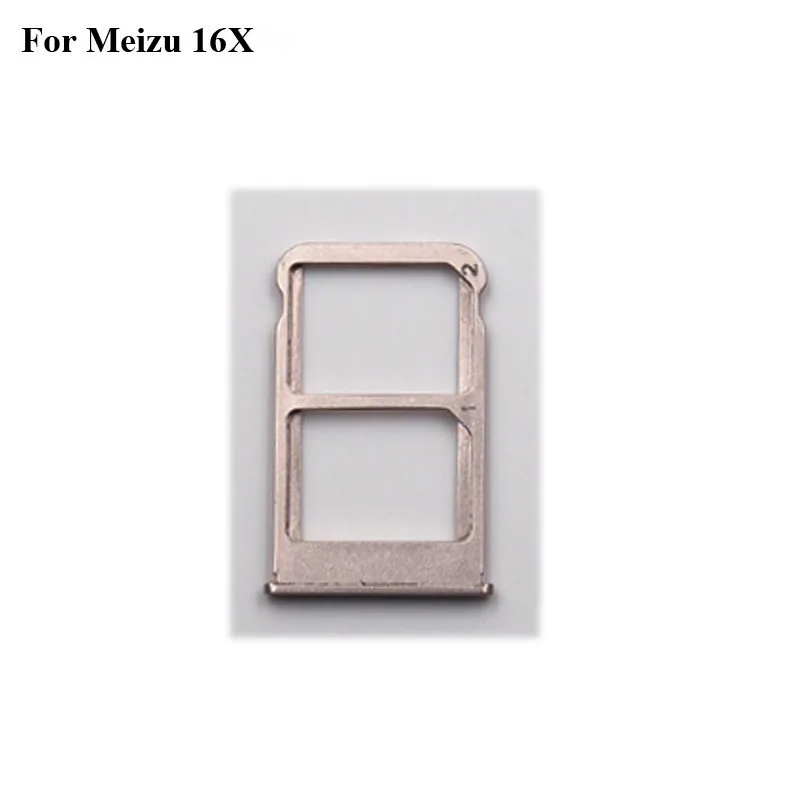 2 шт. для Meizu 16X M872Q M872H, новый протестированный держатель для sim-карт, слот для карт для Meizu 16 X, держатель для sim-карт, запасные части