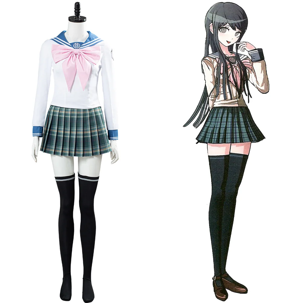 

Danganronpa 3 SAYAKA MAIZONO Cosplay Costume Women Girls Uniform Skirts Suit Outfits Halloween Carnival Costume
