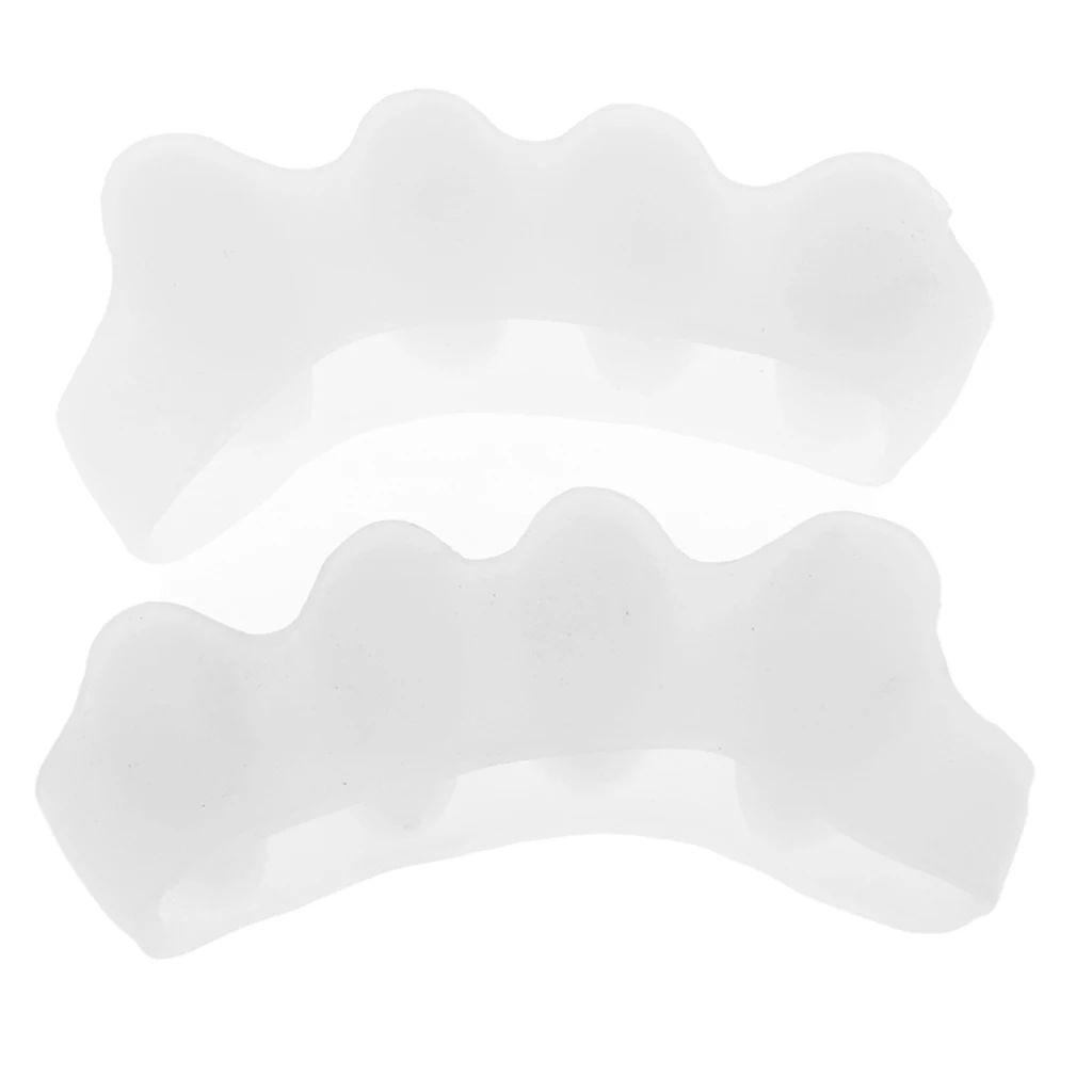

4 Holes Silicone Toe Separators Rubber Spacers Nail Polish Tools