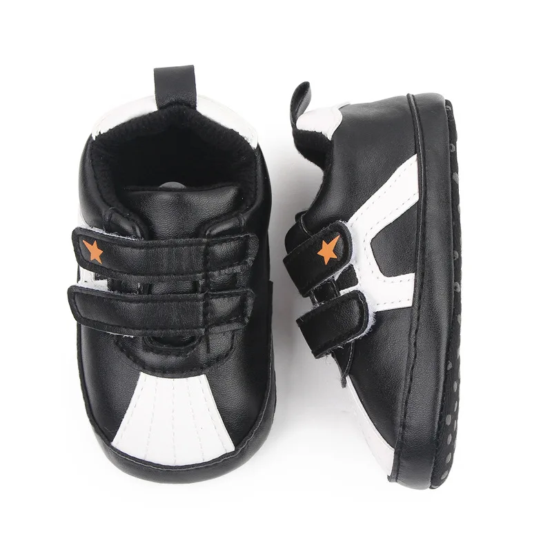 Туфли для новорожденных мальчиков и девочек 1 год повседневные лоферы кожа