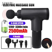 6 speeds massage gun cordless handheld deep tissue muscle massager chargeable percussion device super quiet gun massager