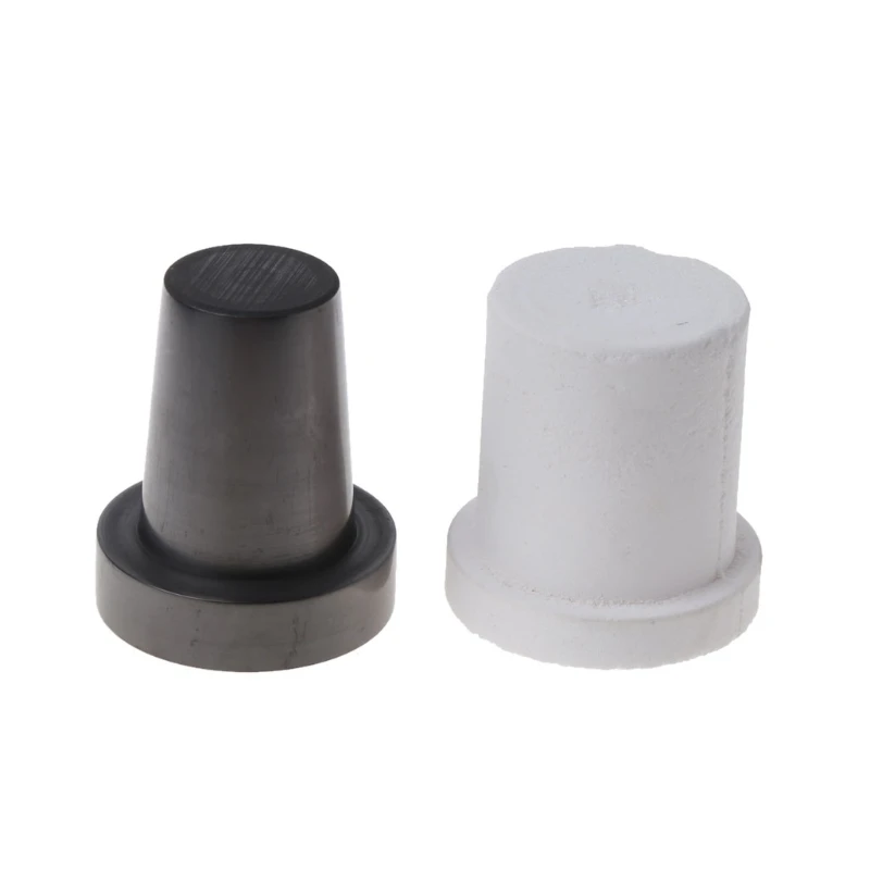

2Pcs 300g Graphite Crucible Quartz Melting Crucible Cup Kit Gold Silver Furnace Melting Casting Refining Mould Cups Kit M7DD