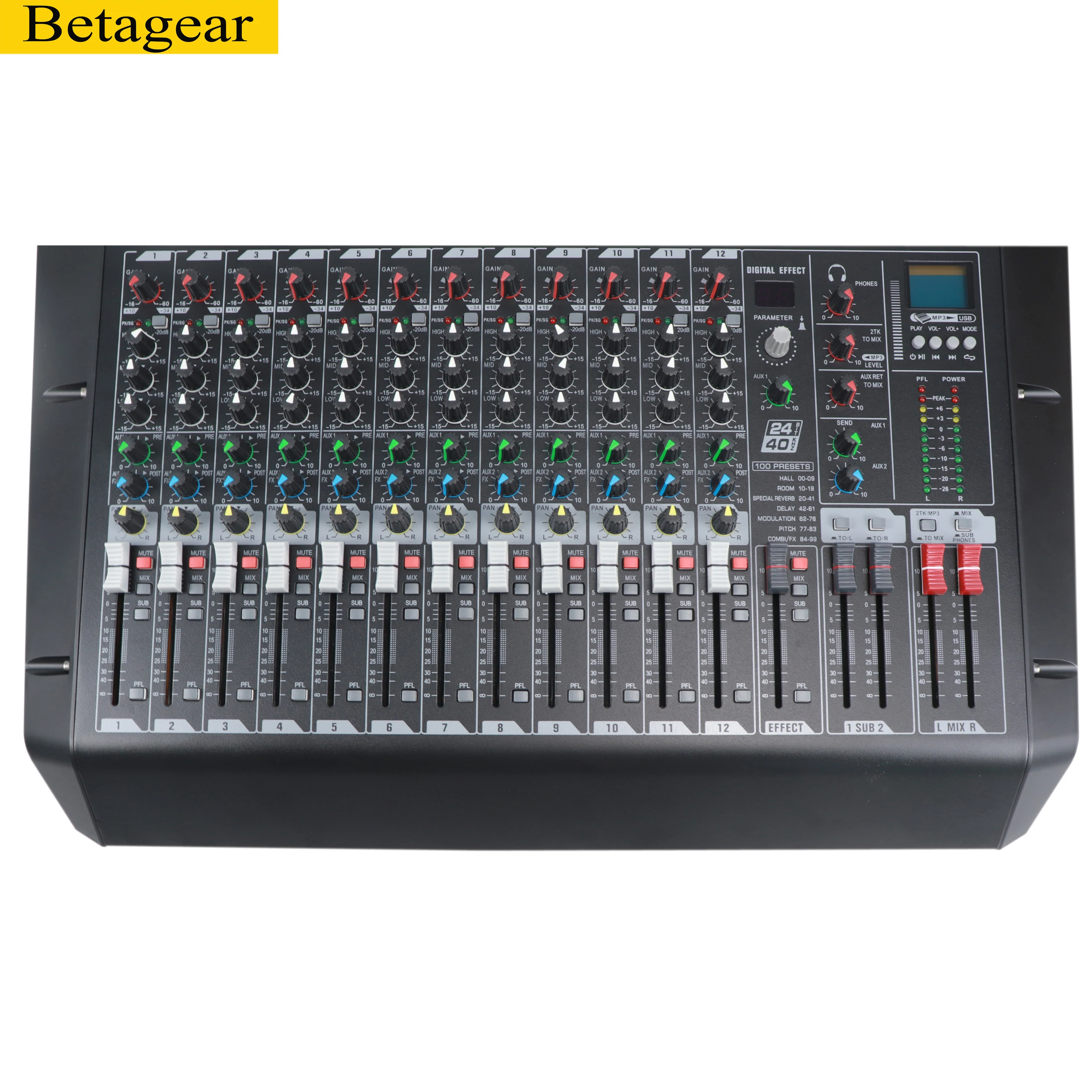 Профессиональная Цифровая микшерная консоль Betagear fx122 контроллер для dj mixer