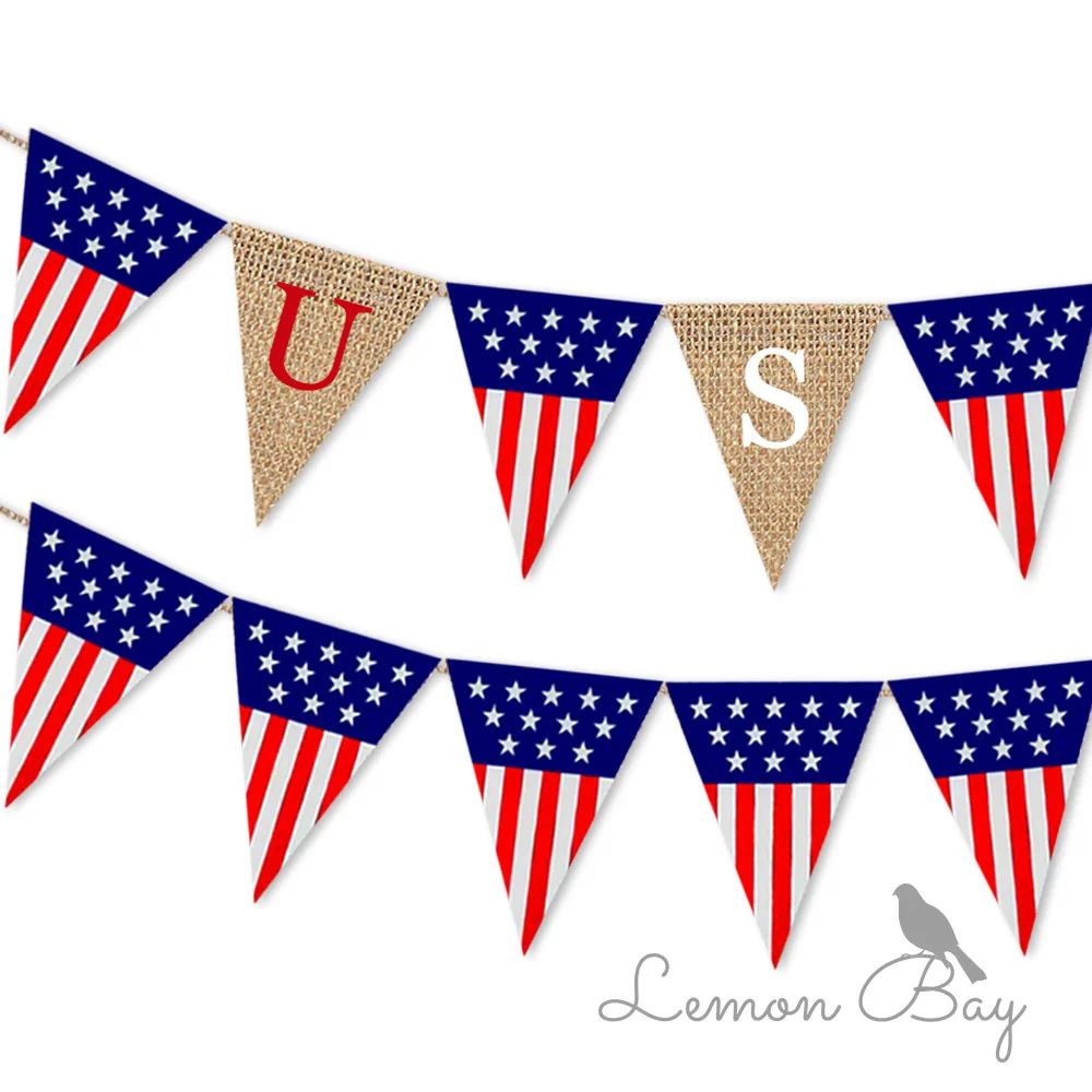 

Happy USA Indenpendence Day Decrations American Flag Fourth of July Decor Party Decorations