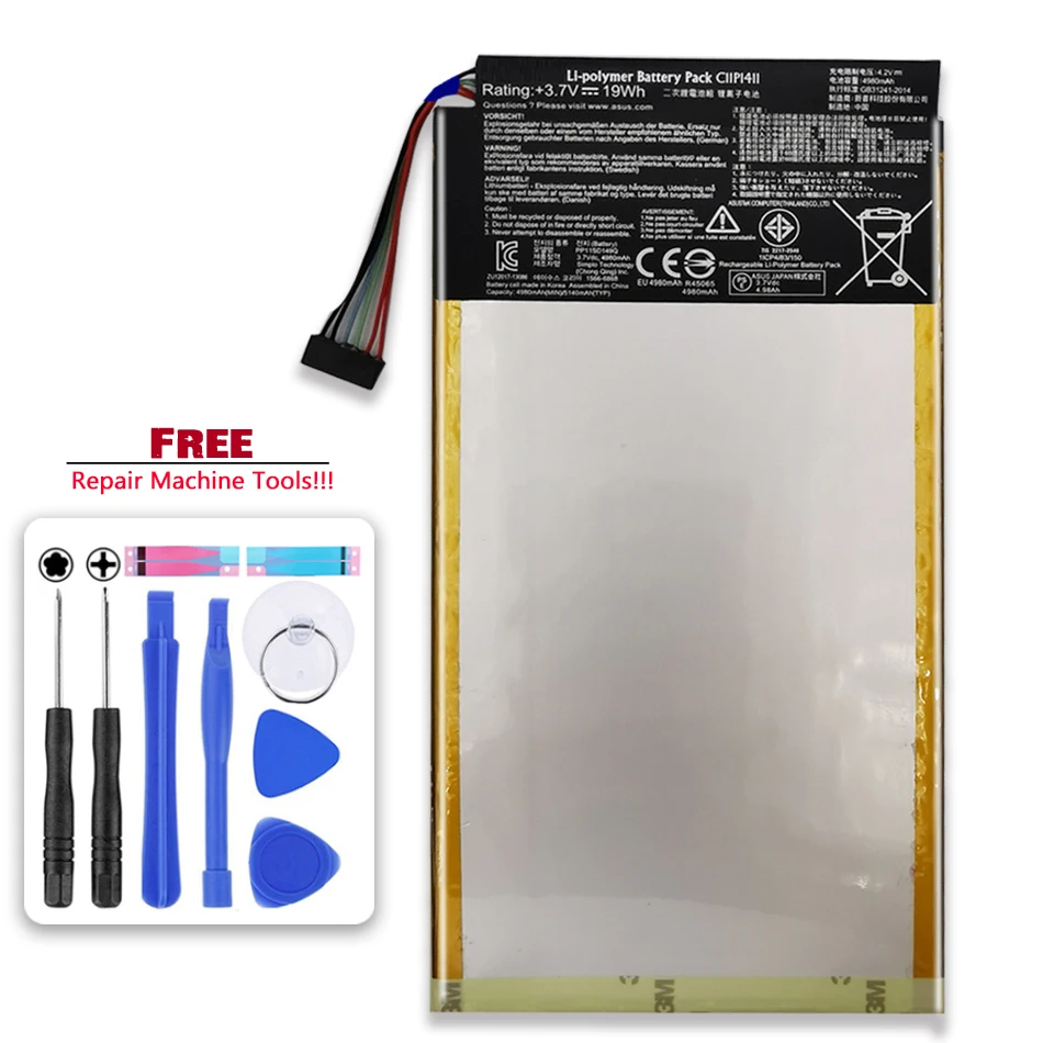 

Original Kikiss C11P1411 4980mAh Battery For ASUS MeMO Pad 10 Pad10 ME103K K01E ME0310K ME103 Bateria Batteries