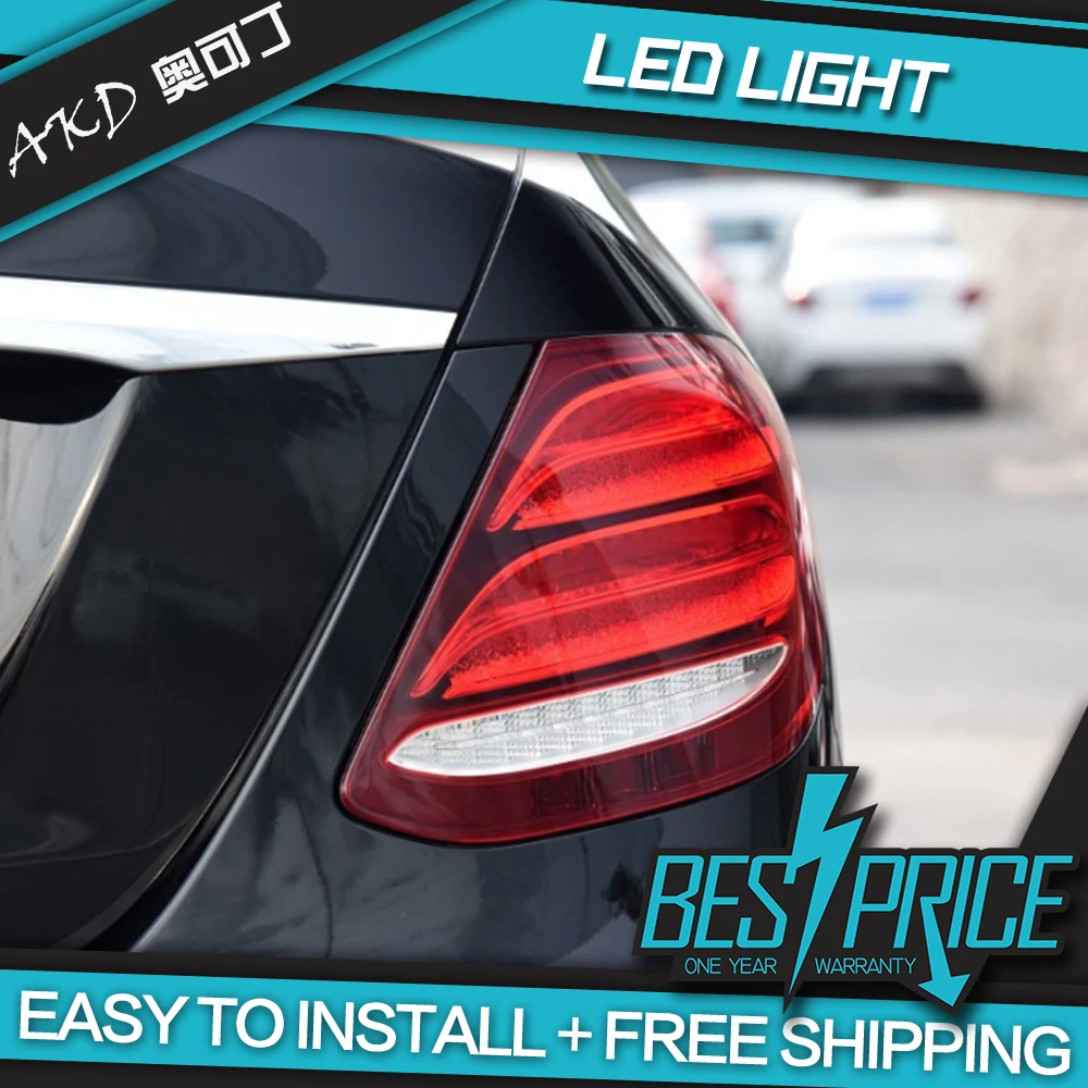 АКД автомобильный Стайлинг taillamp для Mercedes Benz W213 хвост светильник E200 E300 E200L E300L 2016 ~