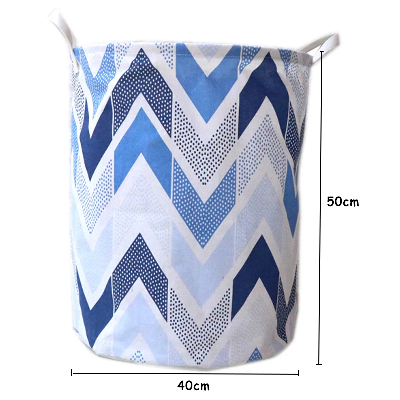 Новая вместительная корзина для белья Брезентовая фототкань грязной одежды