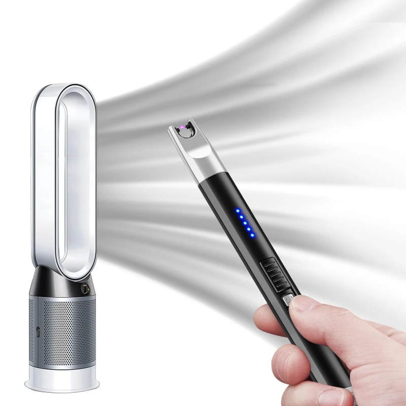 Плазменная дуговая зажигалка длинная электронная USB Зажигалка заряжаемая