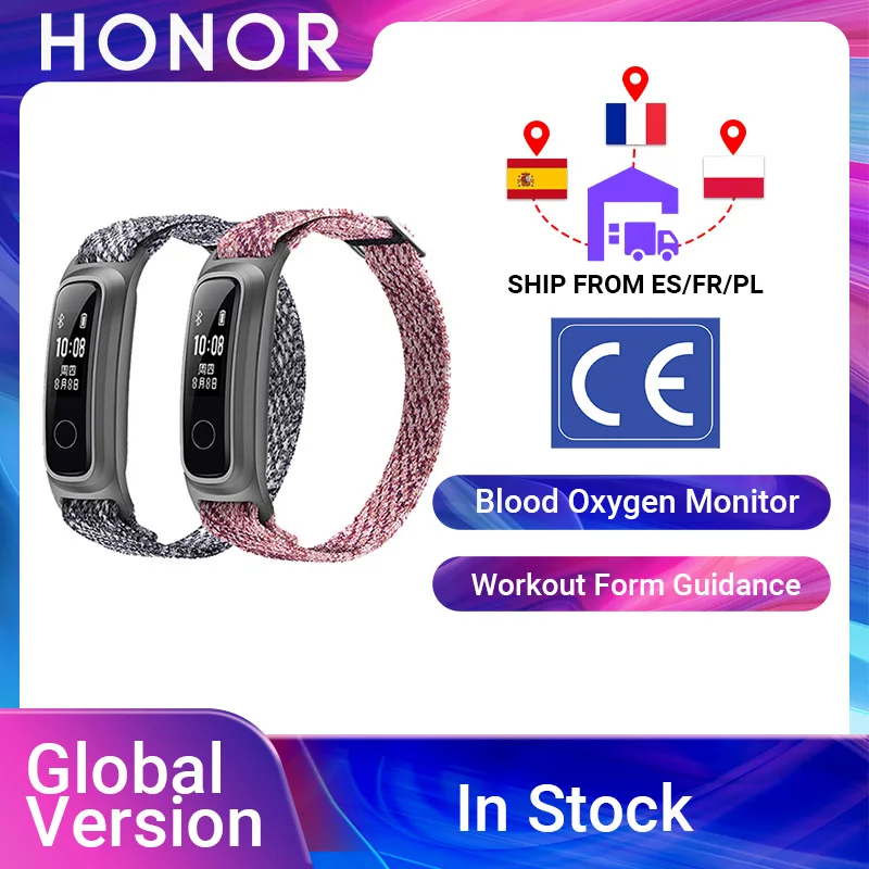 Глобальная версия Honor Band 5 спортивные баскетбольные Huawei смарт браслет для бега