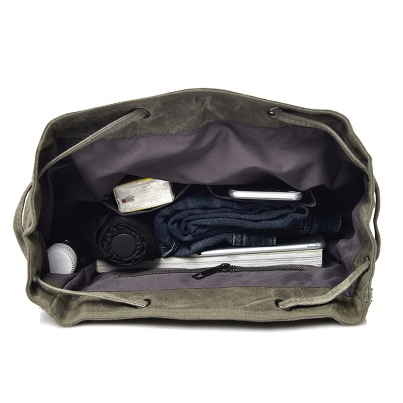 Новый мужской рюкзак в стиле ретро прочный с большой вместительностью для