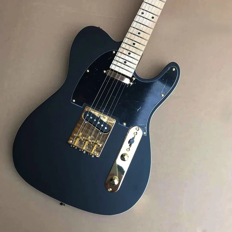 Брендовая матовая гитара золотые аксессуары цельная древесина Lele tone Бесплатная