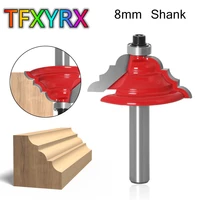 1pc 8mm shank table edge router bit french baroque line knife wood milling cutter woodworking power tool