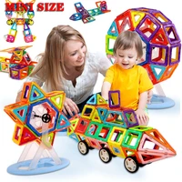 41pcs 253pcs mini magnetic designer construction magnet block set model building toy plastic educational toys for children xmas