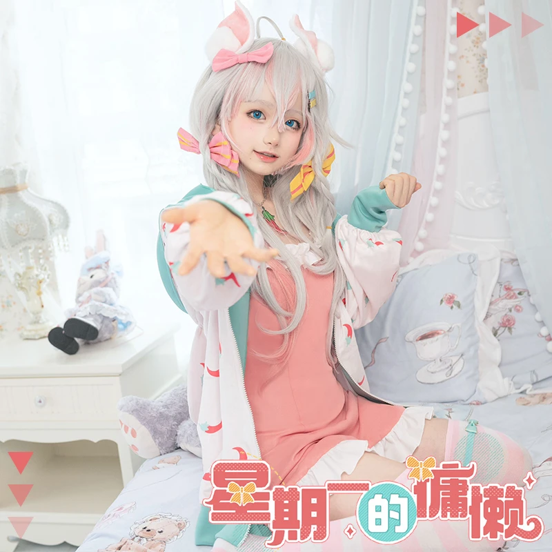 Аниме Hololive VTuber пятиконечная звезда Nana понедельник без шнурков на каждый день