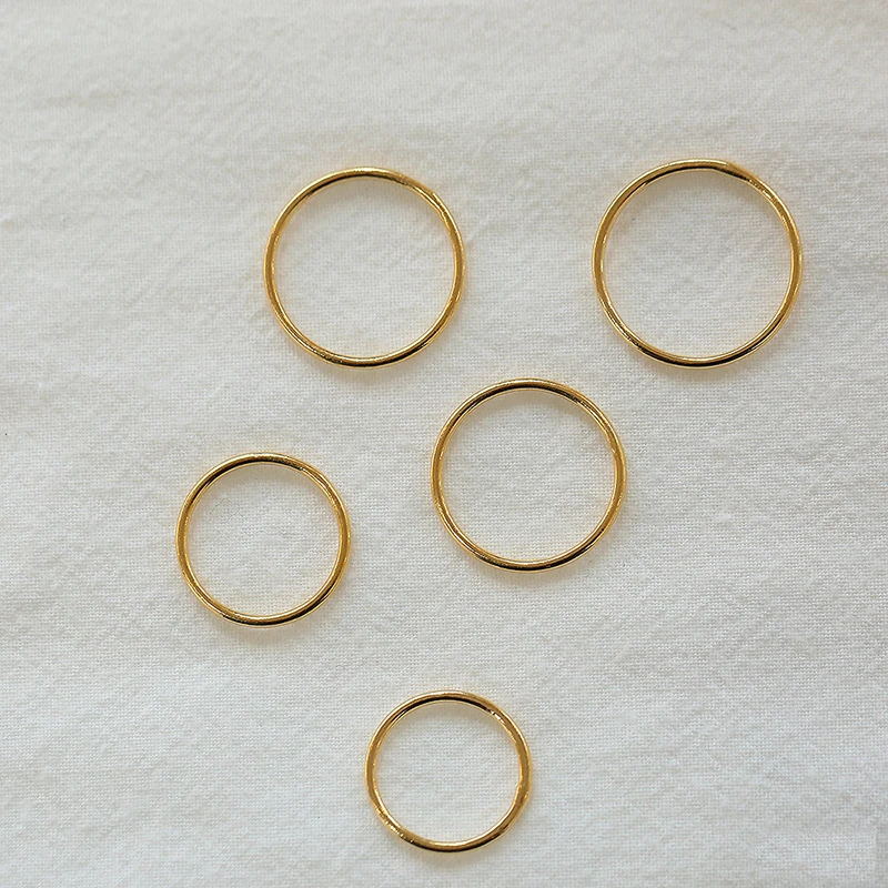 

GHIDBK современный минималистский 925 пробы Серебряная проволоки из кольца для Для женщин Простые геометрические тонкое кольцо Классические у...