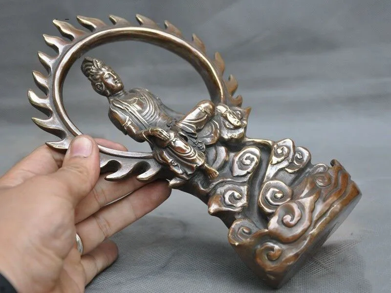 

wedding decoration China Buddhism temple bronze Freedom Kwan-Yin GuanYin Bodhisattva Buddha statue