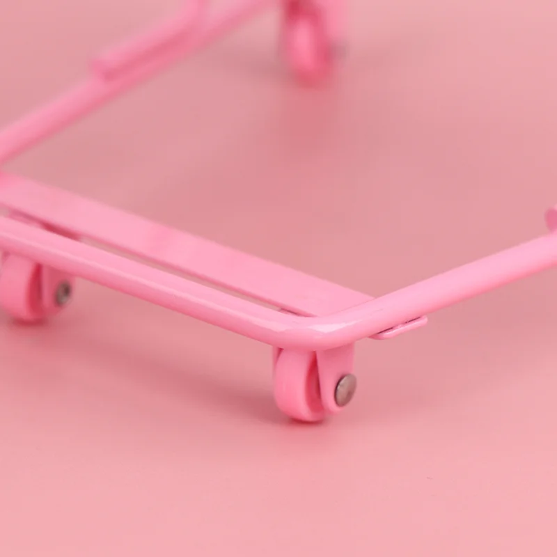 Розовая железная кукла корзина для покупок домашняя настольная ювелирных