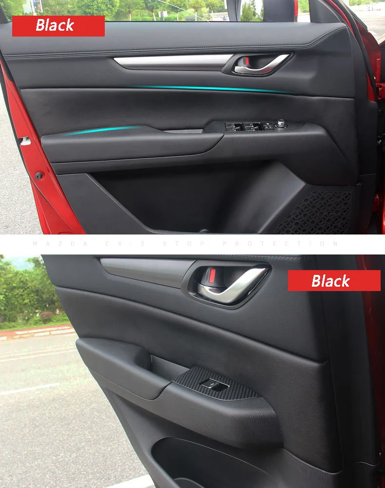 Кожаная Дверная панель подлокотник Foreskin Крышка для Mazda CX5 CX-5 Автомобильная внутренняя дверная панель s охранники автомобильные аксессуары