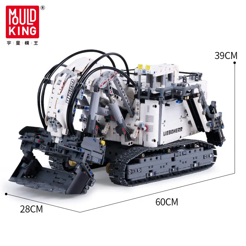 Technic серия Liebherrs Terex RH400 экскаватор R 9800 модель автомобиля строительные блоки