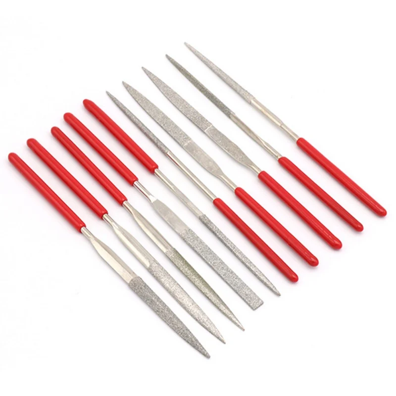 10 шт. 14 см Алмазная пилка с гальваническим покрытием алмазная мини для игл