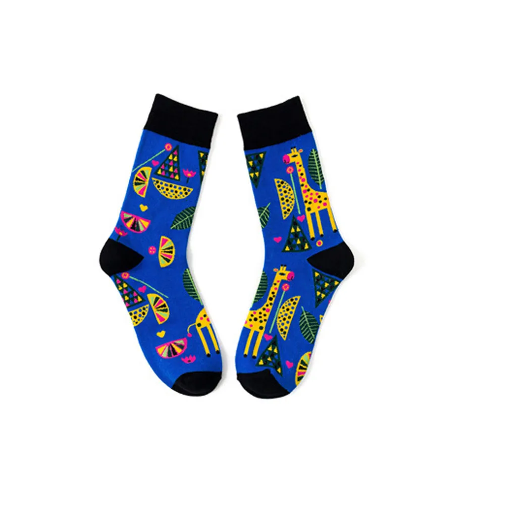 1 пара модных мужских и женских носков повседневные хлопковые носки унисекс с