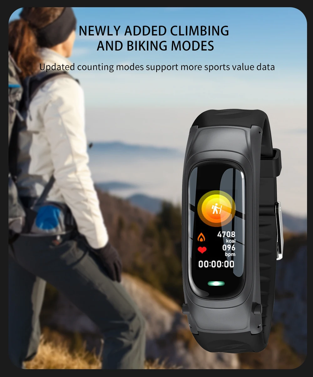 Tinymons B9 Smart Talk Band для женщин и мужчин с Bluetooth наушниками, монитор кровяного давления, спортивные умные часы, браслет