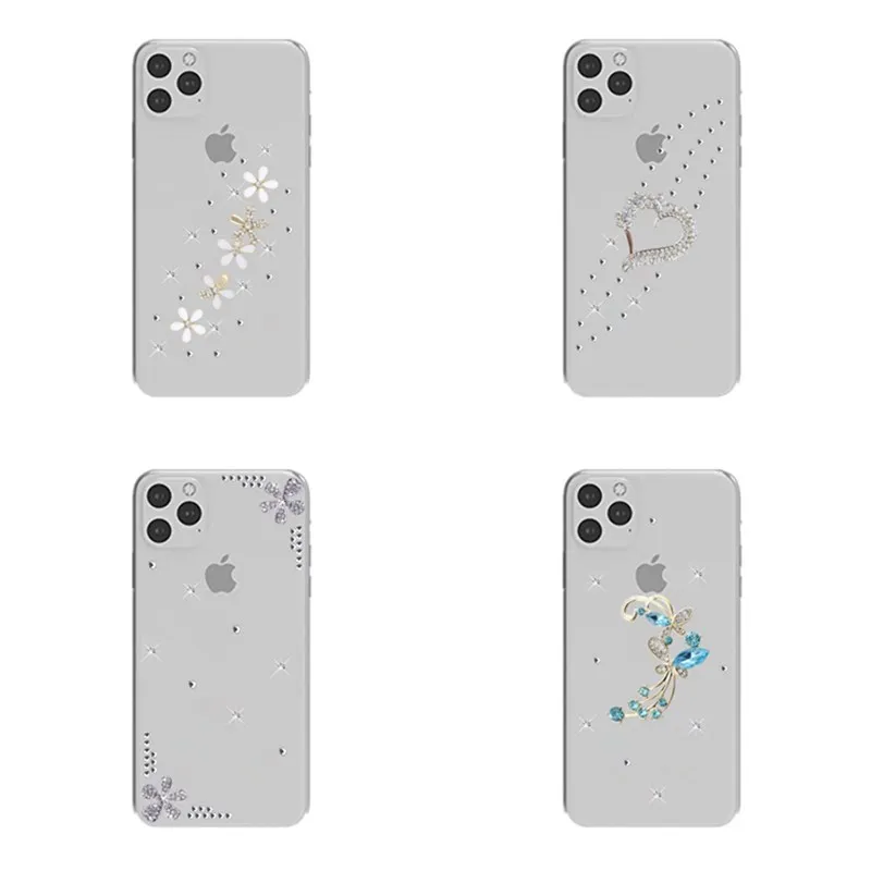 Кристалл бриллиант Стразы чехол для iPhone 11 pro max 8 7 6 6S plus 5 5S мобильный телефон 3D Bling X