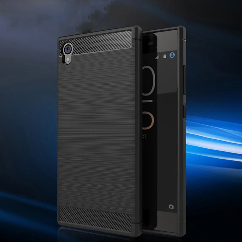 Силиконовый чехол для телефона Soni L1 Sony Xperia L3 L2 XZ2 XZ3 XZ4 G3311 G3312 G3313 из углеродного