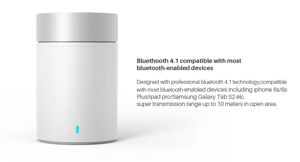 Xiaomi mi Cannon Bluetooth динамик 2 Bluetooth 4,1 Беспроводной портативный mi ni Hands-free MP3-плеер встроенный аккумулятор mi c 1200 мАч