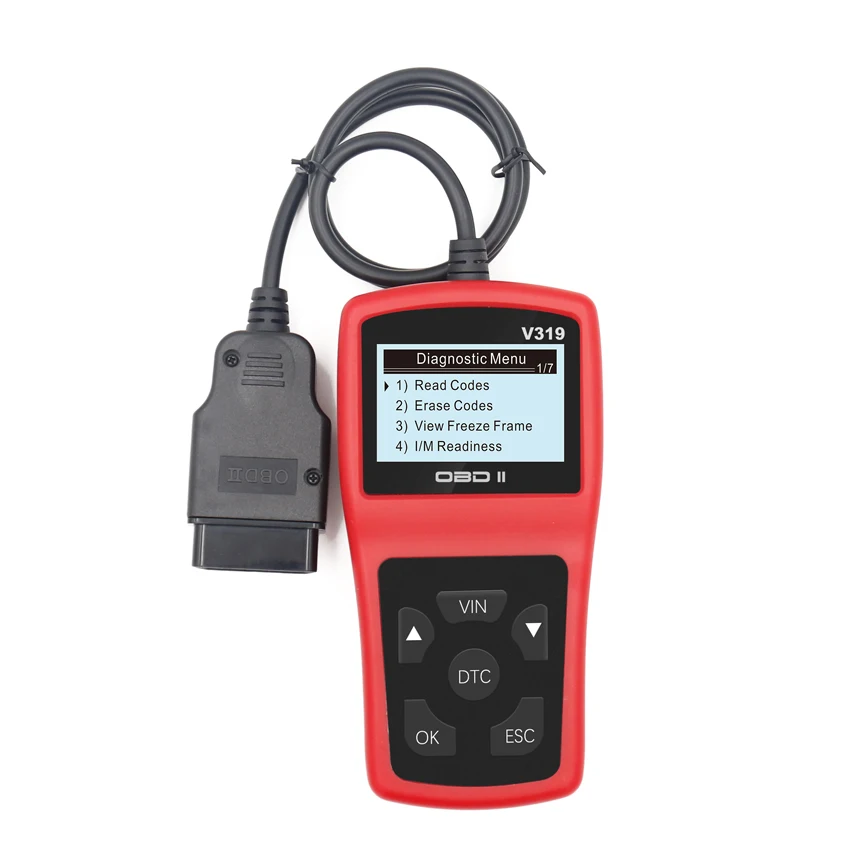 Декодер V319 OBD II прибор для тестирования обслуживания автомобиля бортовой